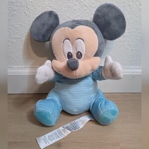 Disney Babies Mickey Mouse Plush in Blue Sleeper